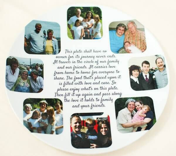 Shutterfly Personalized Pass Along Plate