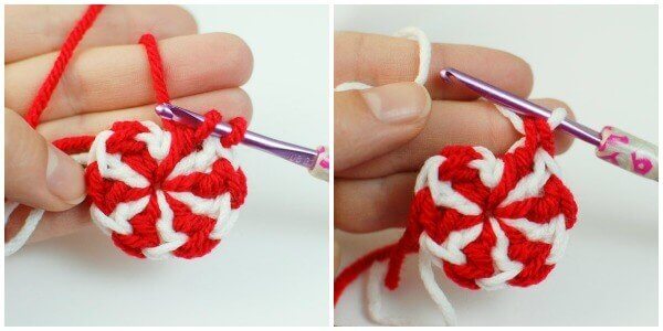 peppermint candies crochet how to 5