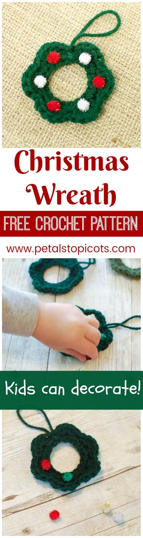 Wreath Crochet Pattern ... Free Christmas Pattern