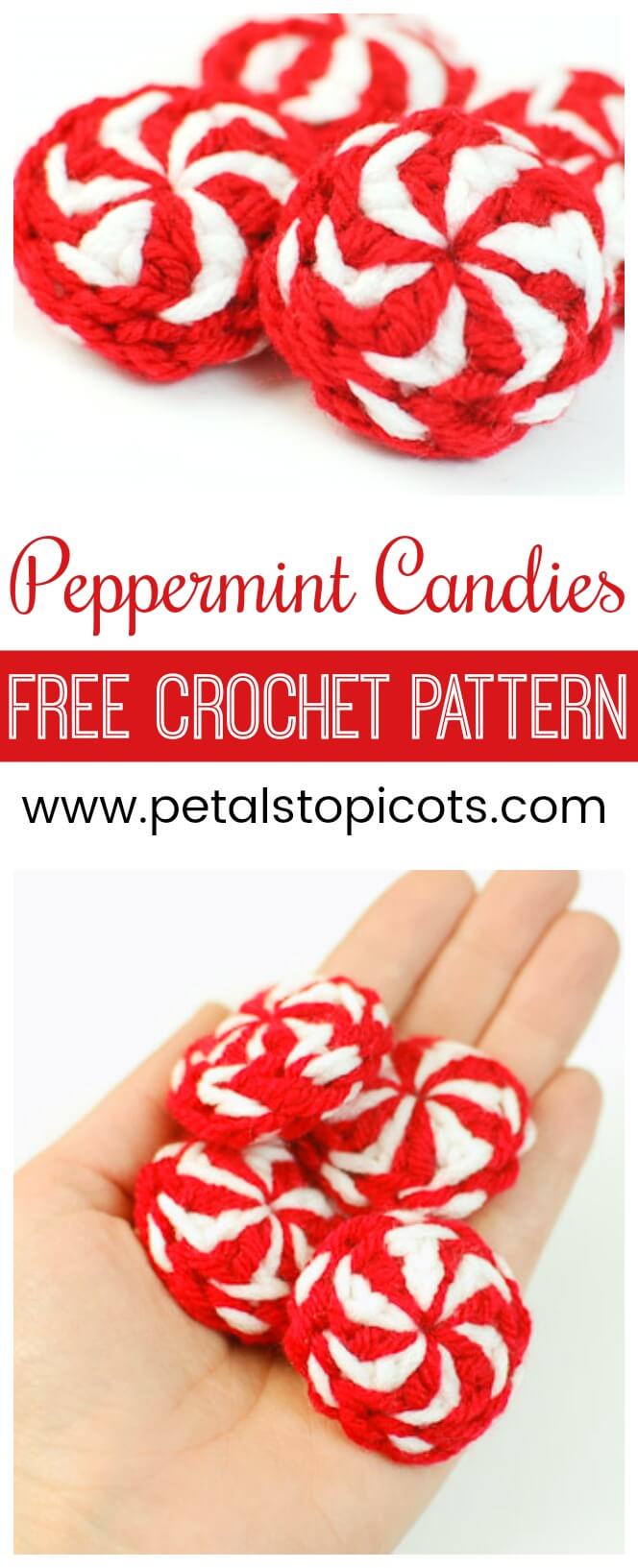 Peppermint Candy Christmas Crochet Pattern