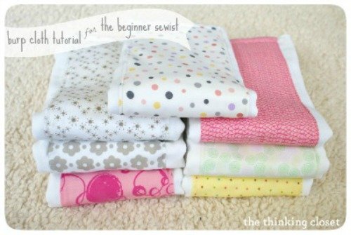 Burp Cloth Tutorial for the Beginner Sewist