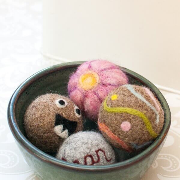 Felted Dryer Balls