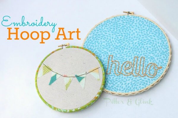 Embroidery Hoop Art