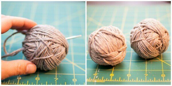 make dryer balls from yarn