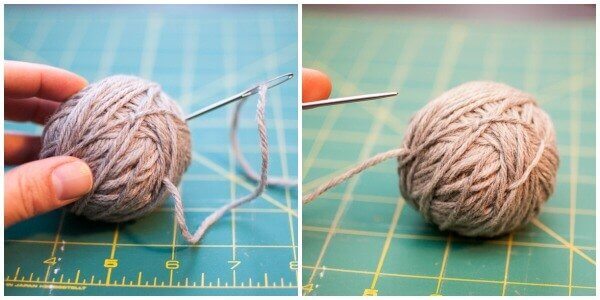 making dryer balls from wool yarn