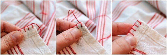 how to sew a blanket stitch