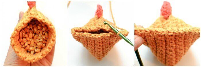 Crochet Chicken Pattern ... Little Chick Bean Bag Pattern