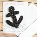 Crochet Anchor Applique Pattern