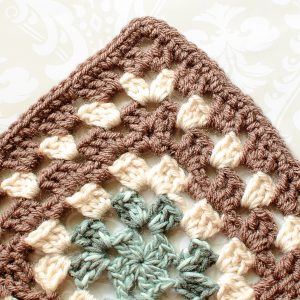 granny square afghan border