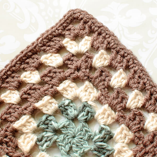 Granny Square Afghan Crochet Edging Pattern