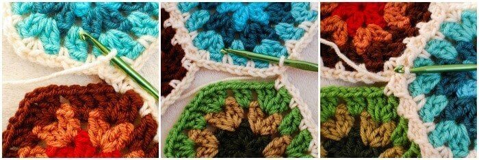 How to finish a hexagon crochet blanket with the join as you go method (JAYGO)