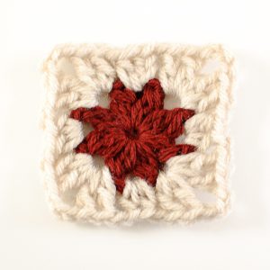 Cluster Burst Granny Square Crochet Pattern