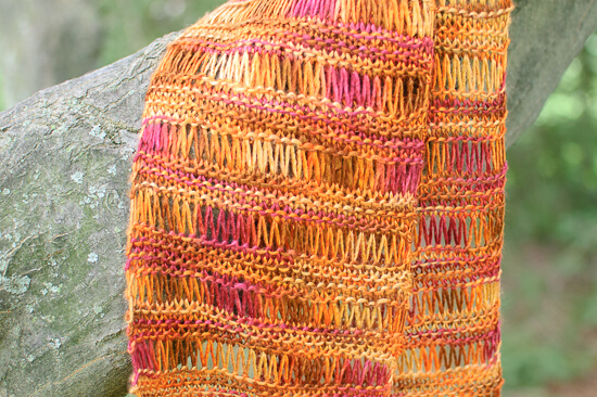 Free Silk Knit Scarf Pattern