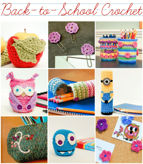 Free Back-to-School Crochet Patterns | www.petalstopicots.com