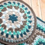 Round Granny Pillow Pattern Round Granny Pillow Pattern