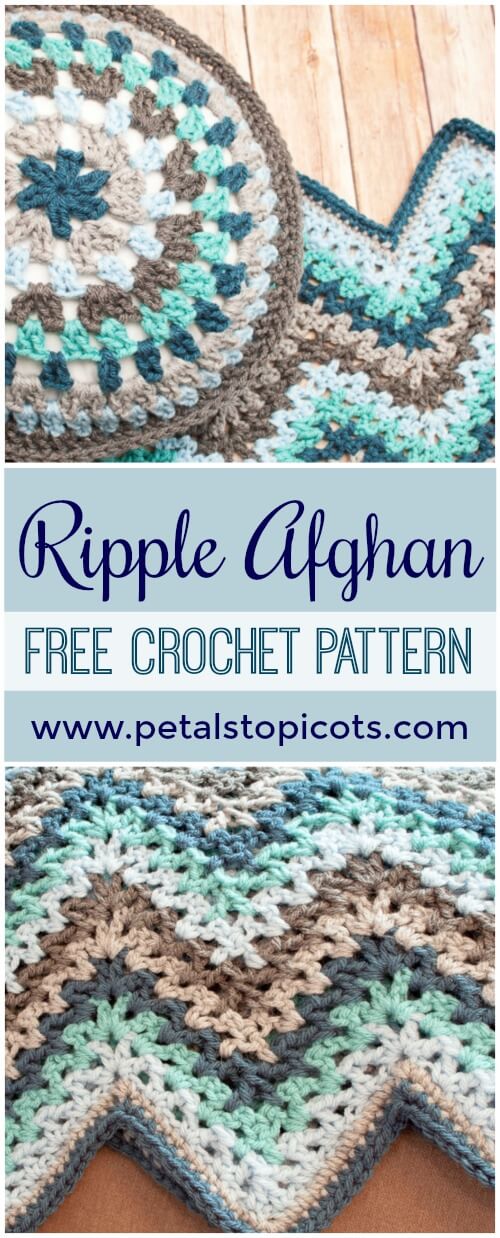 Crochet Ripple Afghan Pattern