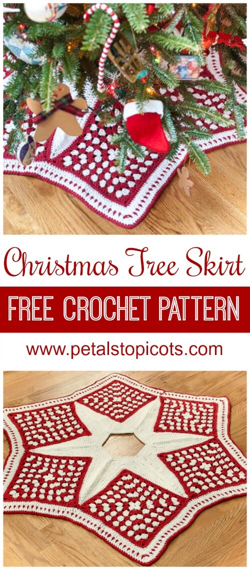 Crochet Christmas Tree Skirt Pattern — Part 1: The Grannies