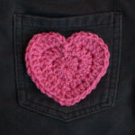 Crochet Heart Applique Pattern Crochet Heart Applique Pattern