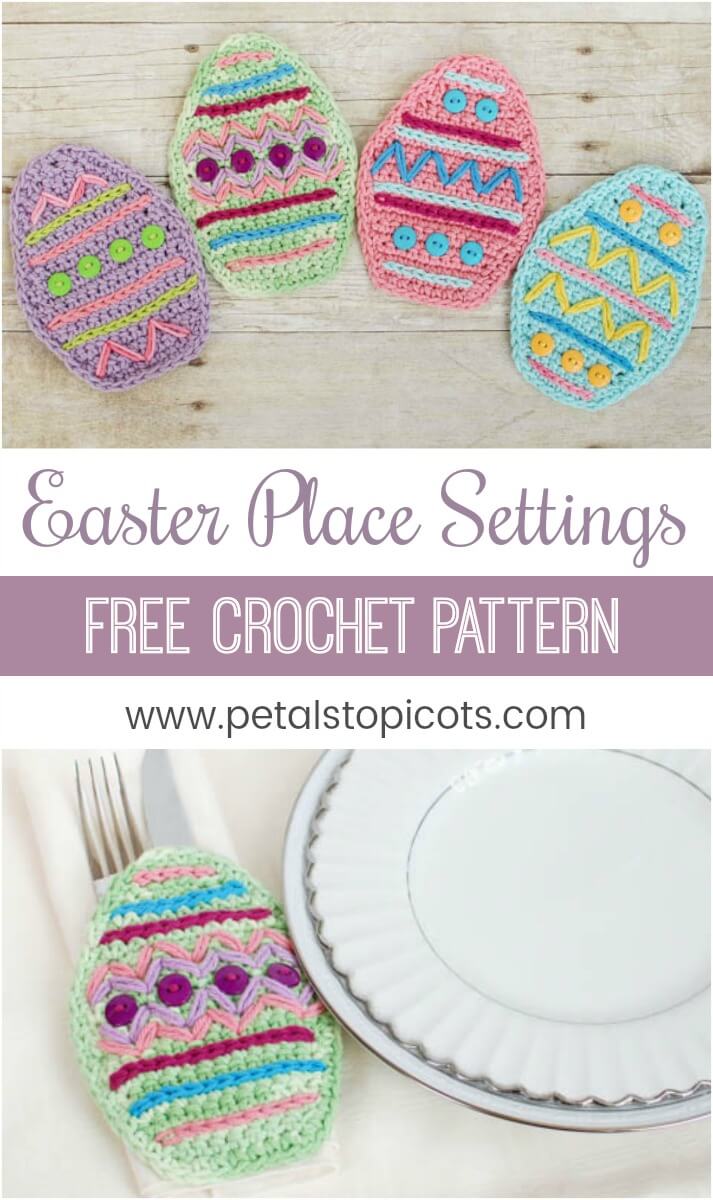 Crochet Easter Place Setting Pattern