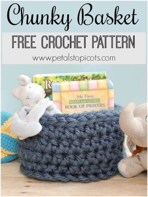 Chunky Crochet Basket Pattern