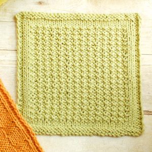 Textured Easy Knit Dishcloth Pattern