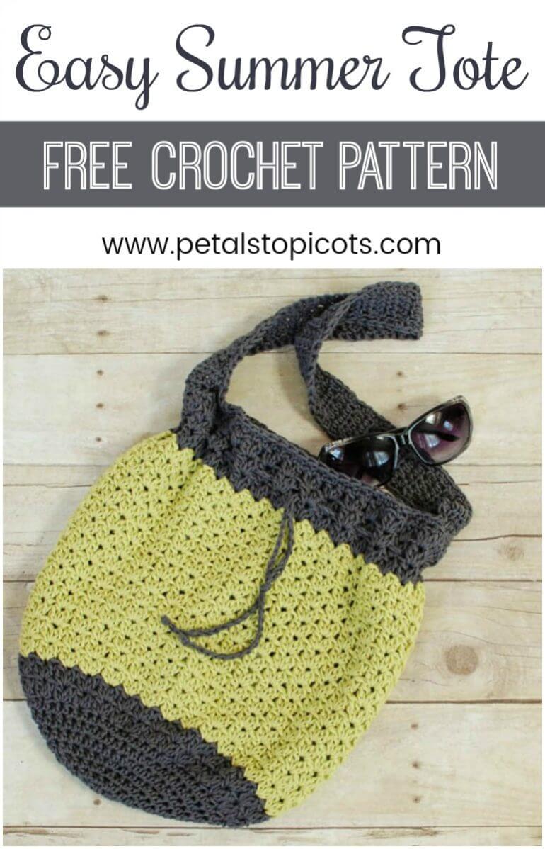 Crochet Bag Pattern - Easy Summer Tote