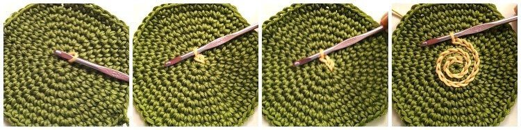 Crochet Surface Stitch | www.petalstopicots.com | #crochet #stitch #pattern #coasters #decor #home
