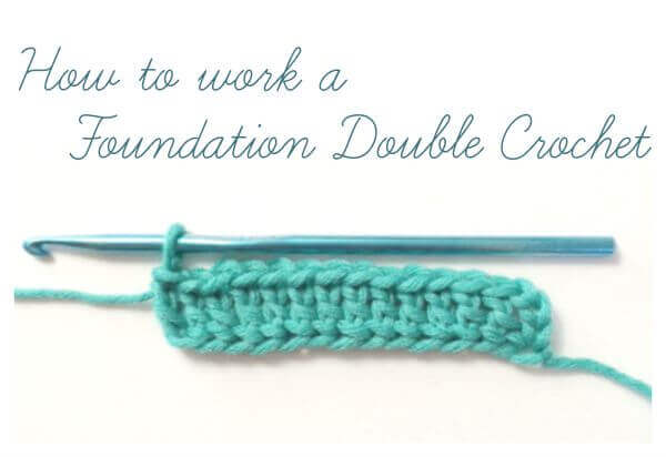 How to Work a Foundation Double Crochet {Photo Tutorial} | www.petalstopicots.com | #crochet #tutorial #howto