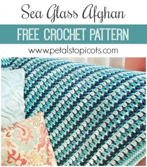 Sea Glass Crochet Afghan Pattern