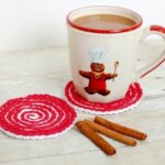 Peppermint Swirl Coaster Crochet Pattern (1 of 2)