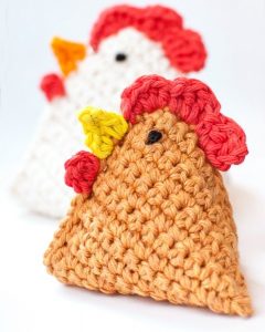 Little Chick Bean Bag by Petals to Picots