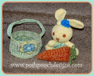 Easter Carrot Pouch by Posh Pooch Designs