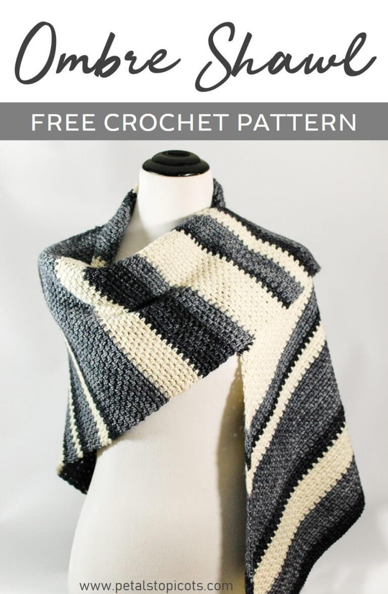 Ombre Shawl Crochet Pattern