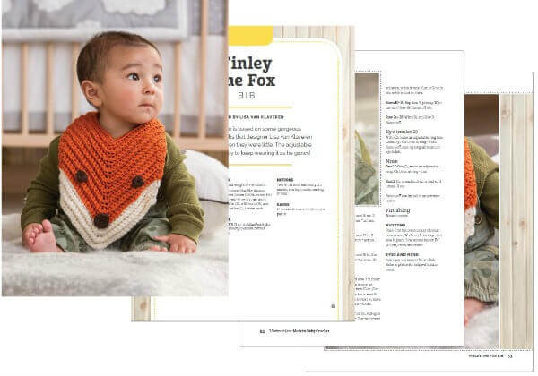 Finley the Fox Bib ... Free Crochet Pattern