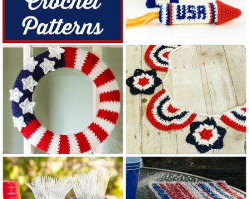 Get Stitchin’ for the 4th … Free 4th of July Crochet Patterns PicMonkey Collage