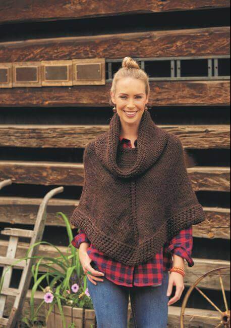 Getaway Poncho Knit Pattern