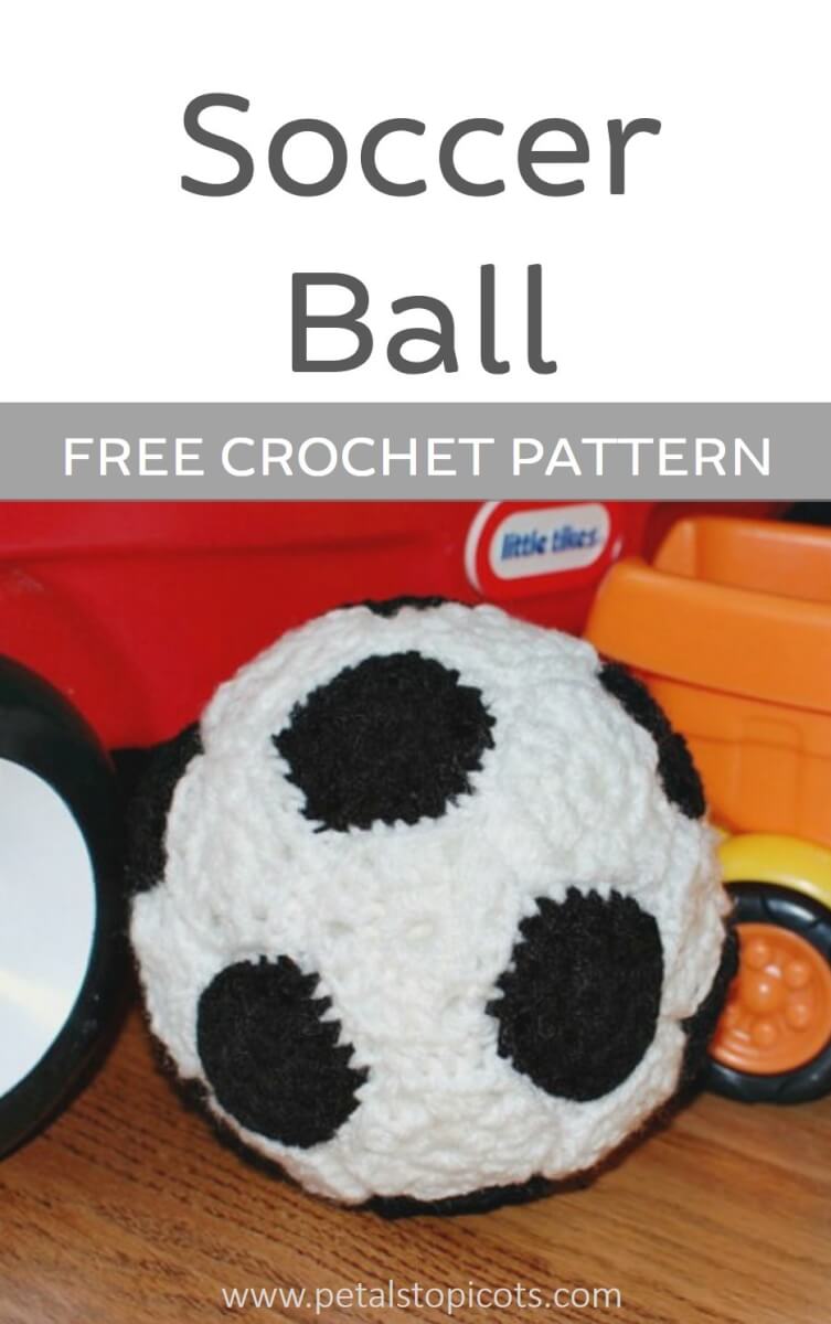 Crochet Soccer Ball Pattern ... Great for Indoor Play!