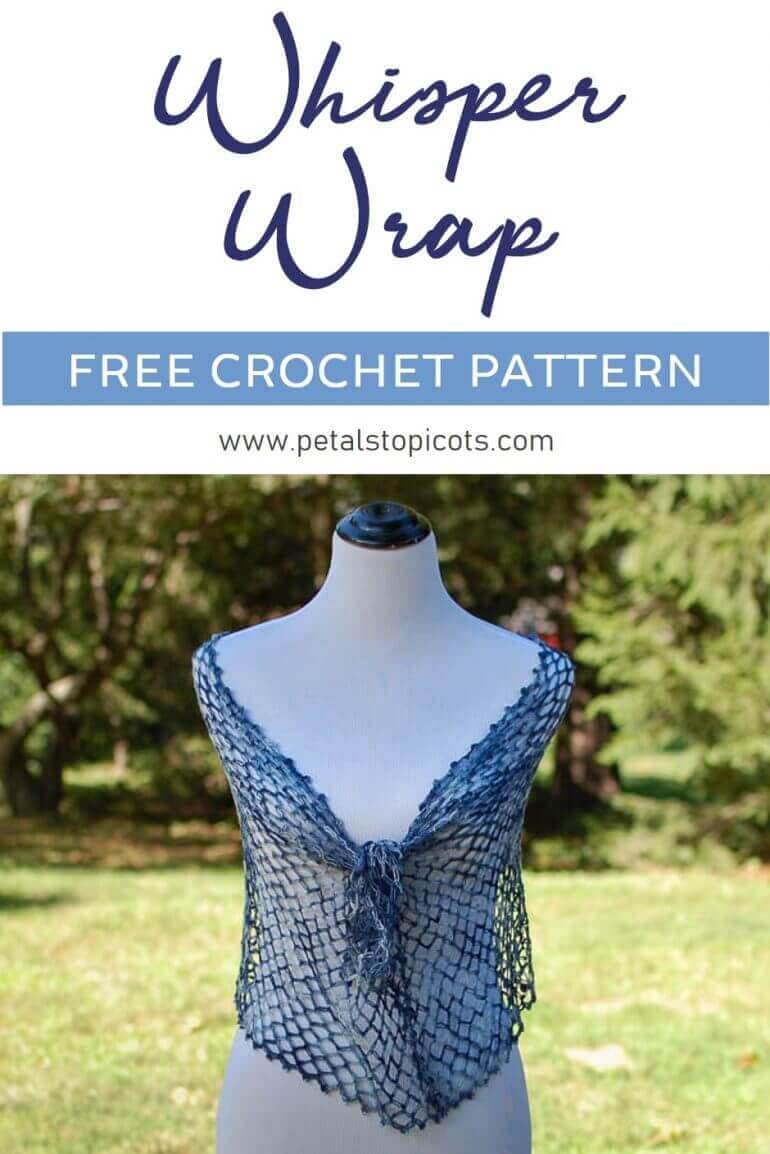 Solomon\'s Knot Whisper Wrap Crochet Pattern