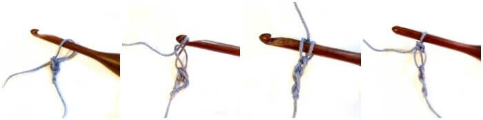 How to Crochet Solomon's Knot - Step 1 | www.petalstopicots.com
