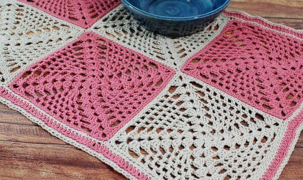 Retro-Chic Crochet Table Runner Pattern
