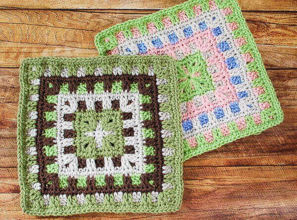 Caterpillar Square Crochet Pattern | www.petalstopicots.com | #crochet #fiber