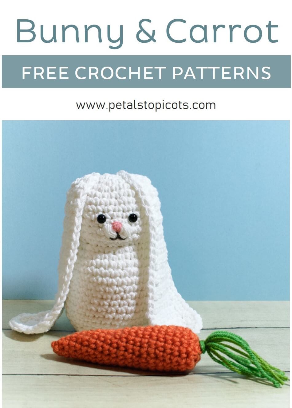 Crochet Bunny and Carrot Patterns