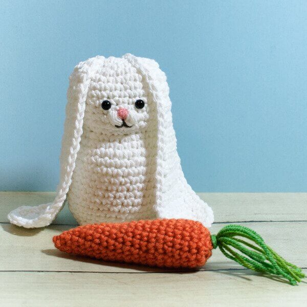 Crochet Bunny and Carrot