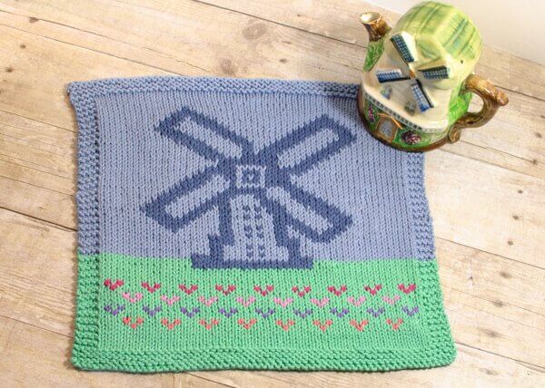 Windmill Graph Pattern to Knit or Crochet | www.petalstopicots.com | #crochet #knit