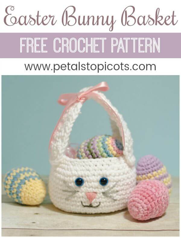 Easter Bunny Basket Crochet Pattern