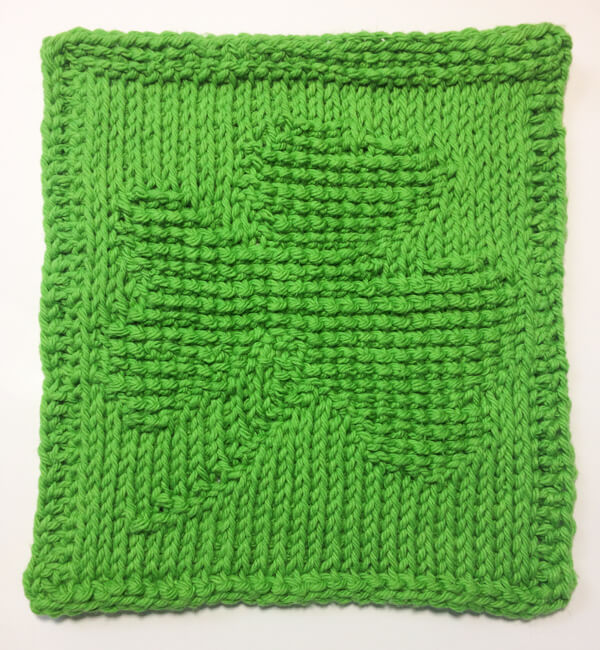 Tunisian Crochet Monthly Dishcloth Crochet Along .... March