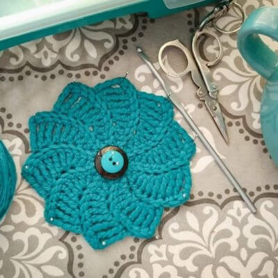 Swirl Flower Crochet Pattern