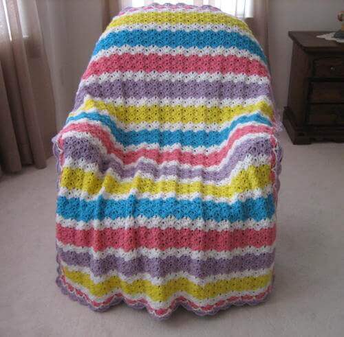 Summer’s End Glow Crochet Blanket Summer’s End Glow Crochet Blanket