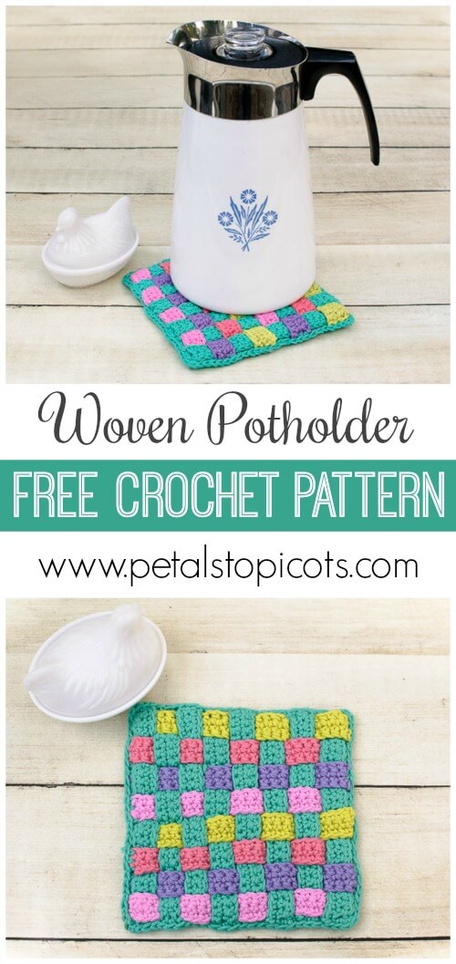 Woven Potholder Crochet Pattern