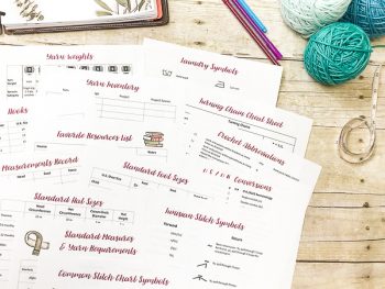 Printable Crochet Project Planner | www.petalstopicots.com